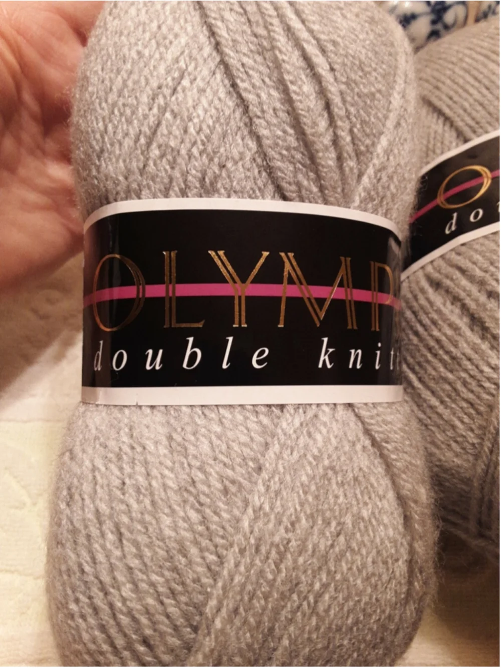 Olympus Double Knitting 100g 100% acrylic Loweth Wools Light Grey Shade #936 4mm